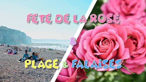 Plage & Fête de la Rose & Falaises normandes 