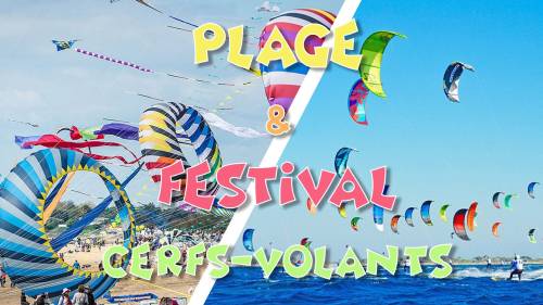 Plage & Festival des Cerf-Volants à Houlgate & Village normand