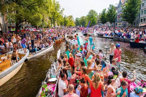 Amsterdam Canal Parade & Street Parties & Gay Pride 2018
