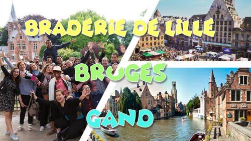 Weekend Braderie de Lille & Bruges & Gent - soldes 79,9€