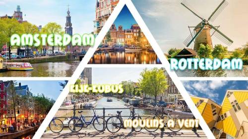 Amsterdam & Rotterdam & Moulins à Vents & Kijk-Kubus | 31 juillet - 1 août