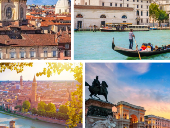 LONG WEEKEND EN ITALIE : VENISE, VÉRONE, MILAN & TURIN | 28-31 OCTOBRE